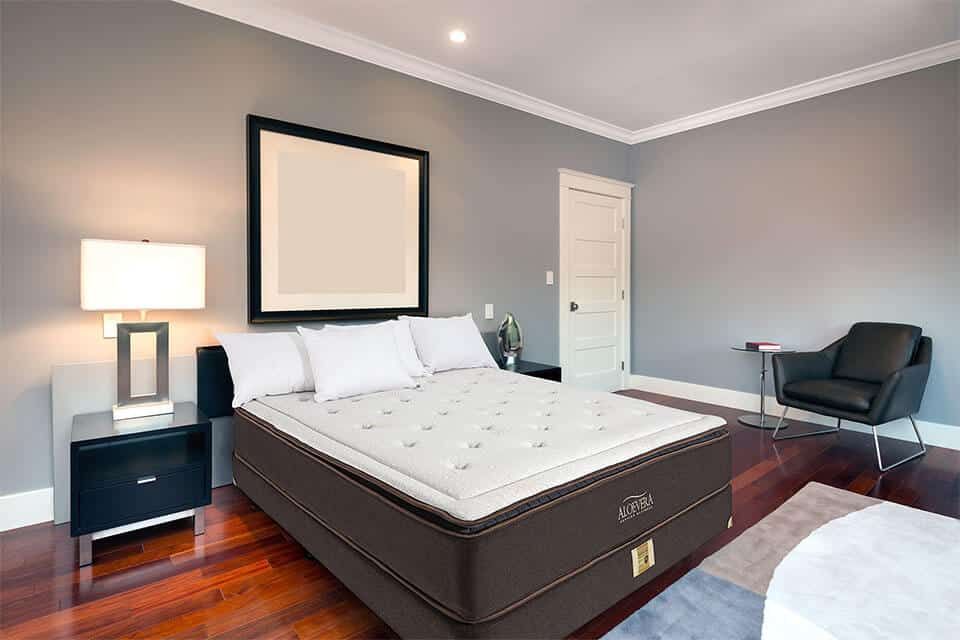 Bộ sưu tập đệm cưới hot nhất và đẹp nhất 13 Đệm lò xo Hanvico Aloe Vera