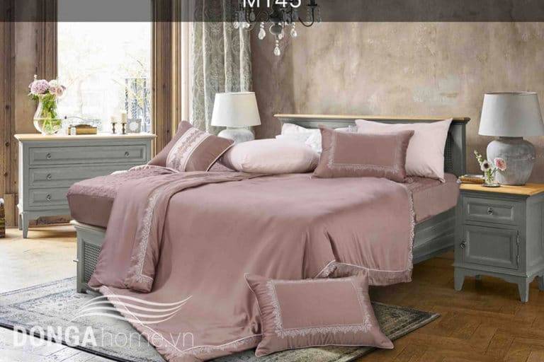Mua chăn ga gối ở đâu tại Thạch Thất 2 Bộ chăn ga gối hanvico MY45